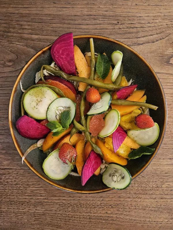 Salade du Maraîcher, Ajaccio, Restaurant Ô Vent d'Ange