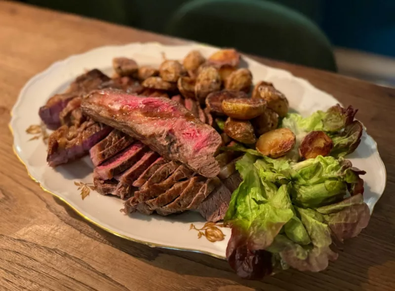 Côte de bœuf en tagliata, Ajaccio, Restaurant Ô Vent d'Ange